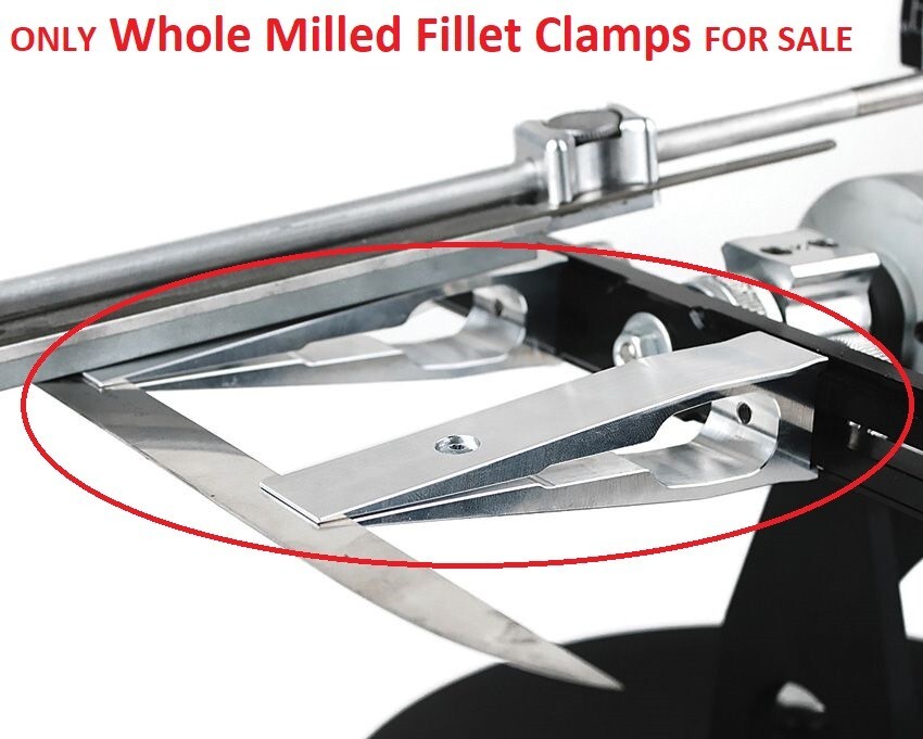 TSPROF Whole Milled Fillet Clamps For Narrow-Spined Kitchen And Fillet Knives
