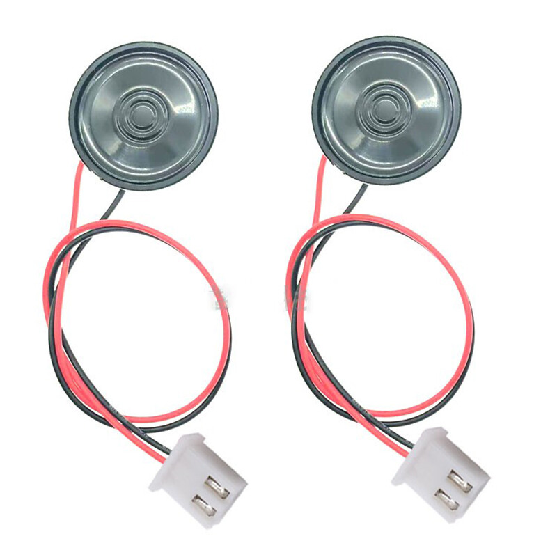 35mm Speaker 2pcs 16 Ohm 35mm Round Green Plastic Magnet