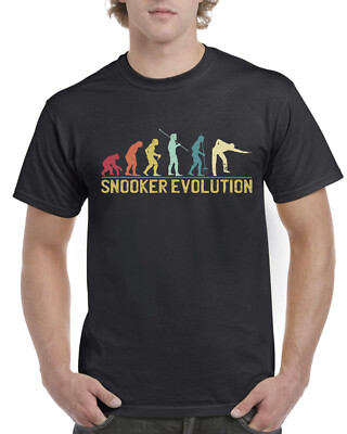 Geburtstagsgeschenke für Papa Evolution Of Snooker T-Shirt 147 Break Herren TShirt DaddY