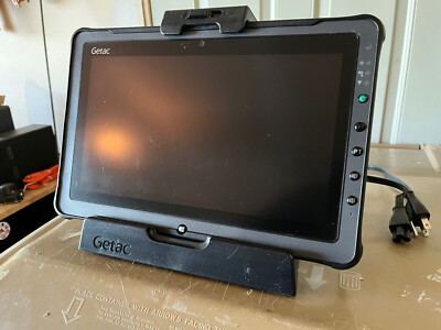 Getac F110 Tablet 11.6'' i7-4600U 2.10GHz 8GB RAM 256 GB SSD w/Dock Station AS IS