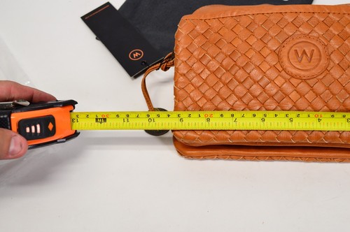 NWT Wanderers Travel Co Murano Crossbody Purse Bag Tan Leather - Picture 8 of 9