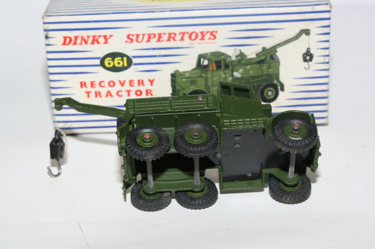 Dinky Toys Angleterre 661 – Tracteur De Dépannage Militaire Vert – 1:43 – Boîte D'origine