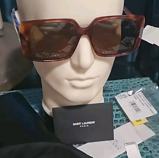 Saint Laurent Occhiali da sole quadrati 56 mm