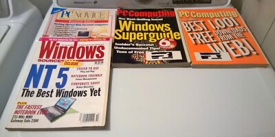 PC novice Computing Magazine Windows sources 95 NT 5 1997 magazines