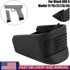 For Glock GEN 3 17/19/22/23/35 Tactical Grip Extender +1+2 RD Polymer Base Plate