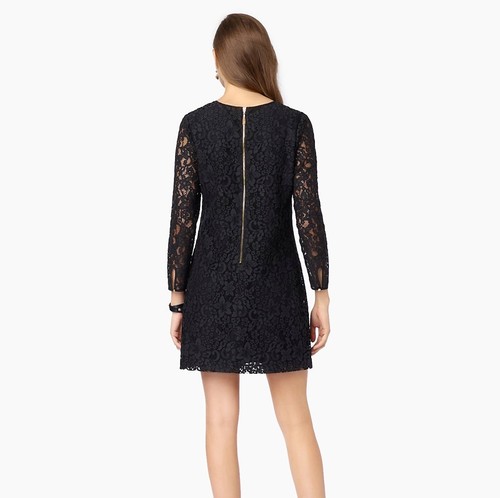 $328 New Juicy Couture Women Winter Lace Dress Black Size 4 - Picture 3 of 3