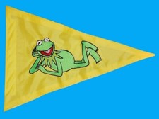 Custom Kermit Triangle Safety Flag ATV JEEP UTV Recumbent Trike Made to fit