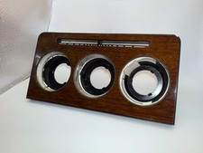 Mercedes-Benz W123 AC Vent Wood Trim Panel with Housing / OEM Zebrano