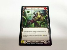 Savage Feast (Red) Welcome To Rathe UNLIMITED Flesh and Blood WTR014