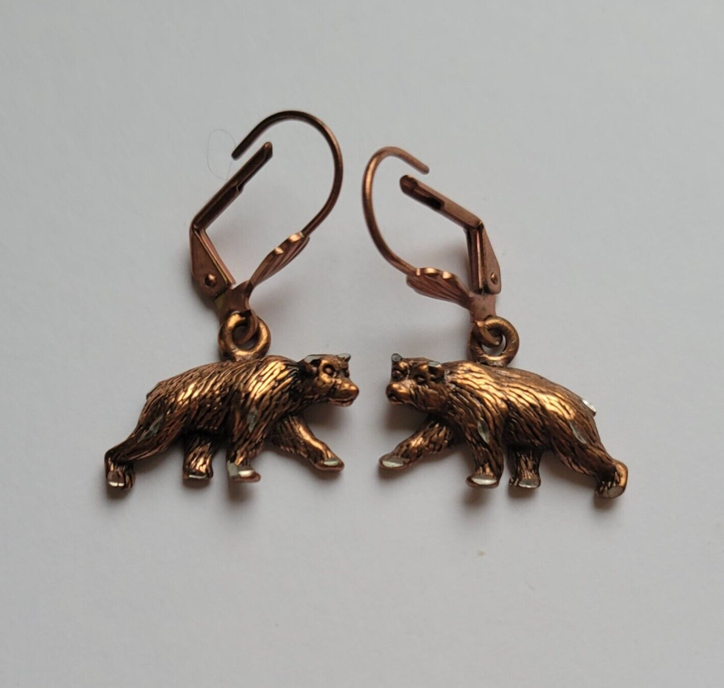 Waldeck Johnson Vintage Solid Copper Bear Leverba… - image 4