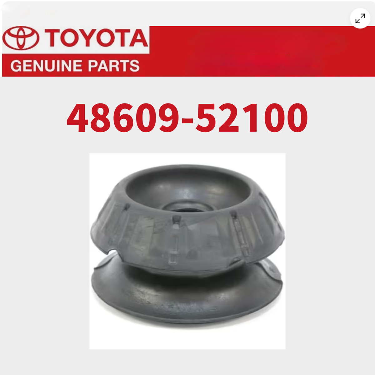 たあ坊 TOYOTA GENUINE PRIUS C YARIS SCION DRIVER FRONT SHOCK STRUT MOUNT