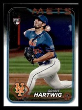 2024 Topps Grant Hartwig RC Rookie #130 New York Mets Mint