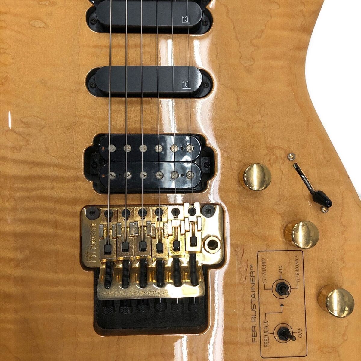 Fernandes FR-150S 25th Anniversary Guitar Natural Sustainer Fernandes FR-150S 25th Anniversary Guitar Natural Sustainer
