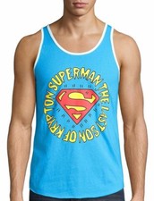 Camiseta sin mangas Superman para hombre El último hijo de Krypton nueva con etiquetas S-XL