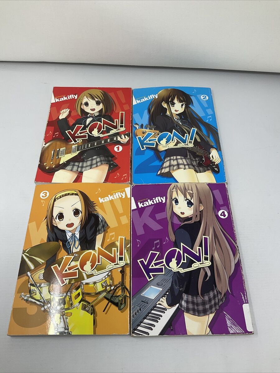 K-ON! Comic 1-4 .vol complete set manga japanese 