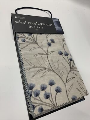 LaFayette Select Masterpieces: True Blue 2191 Fabric Sample Book Swatches Floral