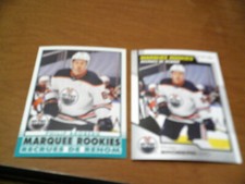 2 dif 2020-21 O-PEE-CHEE MARQUEE ROOKIES -PHILIP BROBERG- OILERS- REG & RETRO