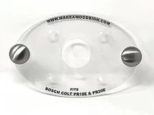 Bosch PR20E 1.0 HP Palm Router Acrylic Base Plate