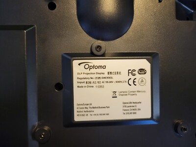 Optoma X312 Full 3D XGA 3200 Lumen DLP Data Projector