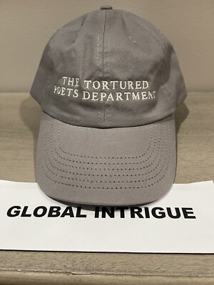 Taylor Swift TTPD Gray Dad Baseball hat AUTHENTIC - Tortured Poets Department s-l400.jpg main image 3