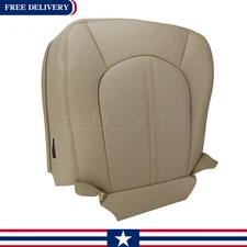 Cadillac CTS For 2008-2013 Driver Passenger Side Bottom Leather Seat Cover Tan
