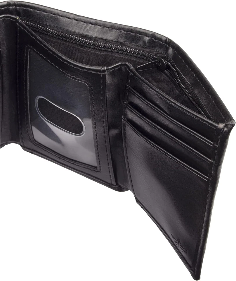 Dockers Men's Slim Trifold Wallet One Size, Black  - Image 3 of 4