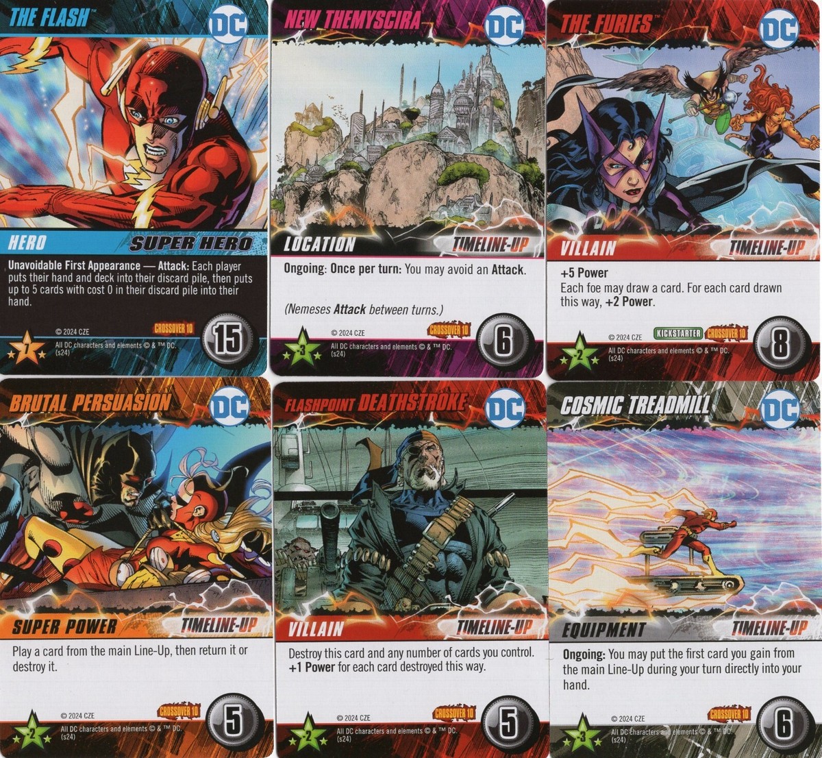 Cryptozoic DC Deck Building Game Flashpoint Crossover Pack Cards - You  Pick! | eBay