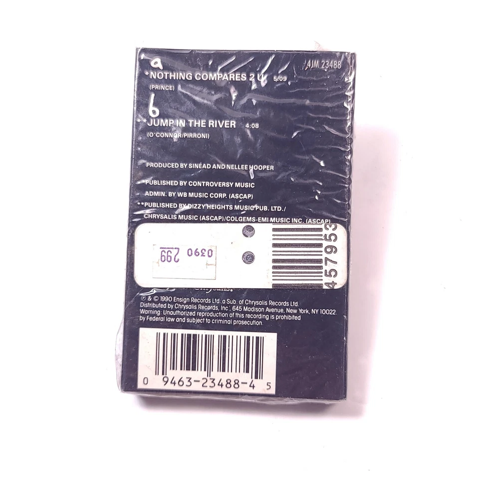 New 1990 SINEAD O'CONNOR Nothing Compares 2 U XDR Cassette Tape Single Near Mint - Image 2 of 4