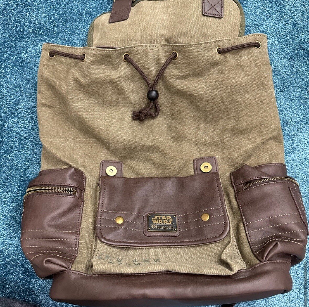 Loungefly Star Wars Rogue One Rebel Canvas & Vegan Leather Backpack RARE Amazon.com: Loungefly Women main image 4