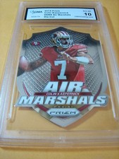 COLIN KAEPERNICK 49ERS 2014 PRIZM AIR MARSHALS DIE-CUT # AM8 GRADED 10 L@@@K