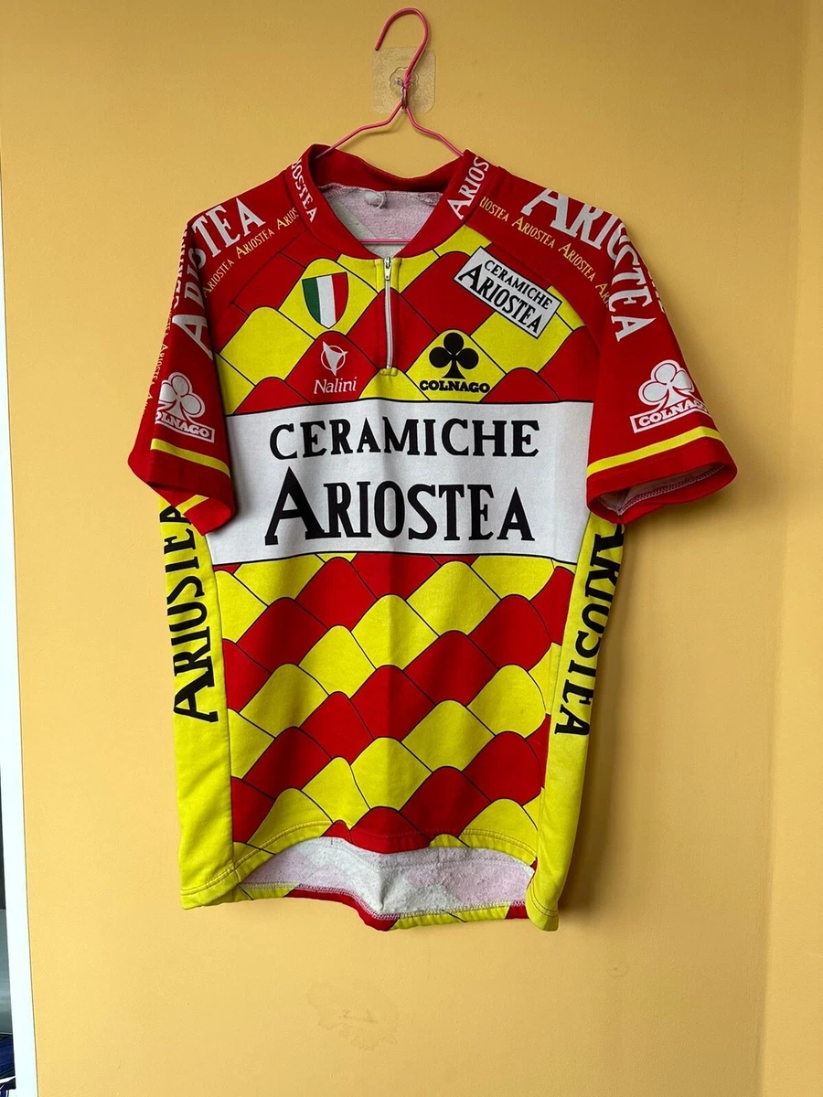 Vintage Nalini Ceramiche Ariostea Colnago Cycling Bike Jersey