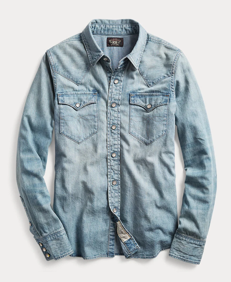 Ralph lauren best sale denim western shirt