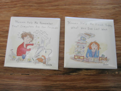 Fridge Magnets Computer Friend Lot 2 Chiba 2''