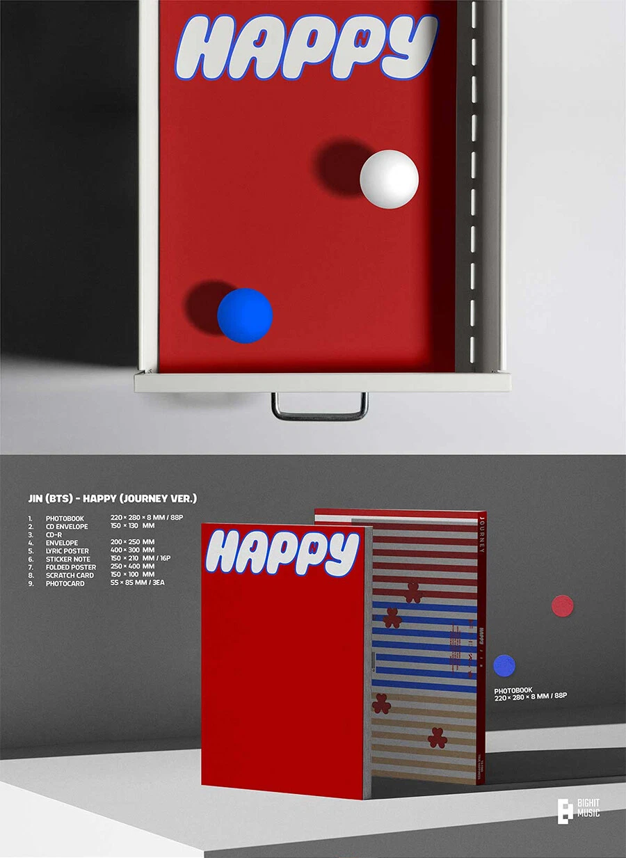 BTS JIN HAPPY 3セット未開封 BTS JIN ジン HAPPY 3形態 新品未開封 ソロ アルバム CD - メルカリ