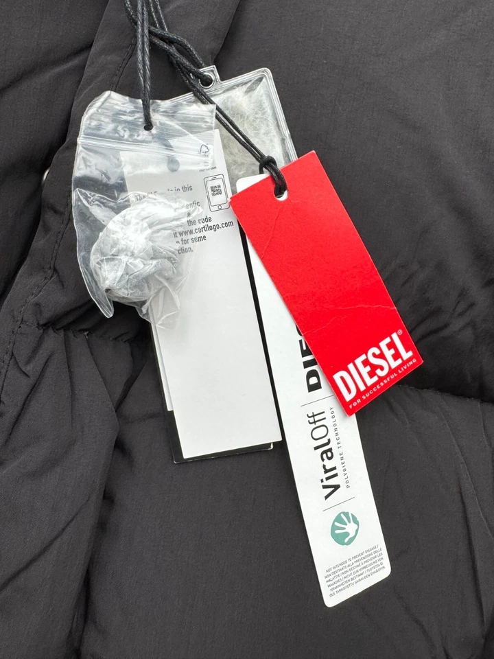 Diesel Winter Down Parka Men’s Size L - Image 3 of 4