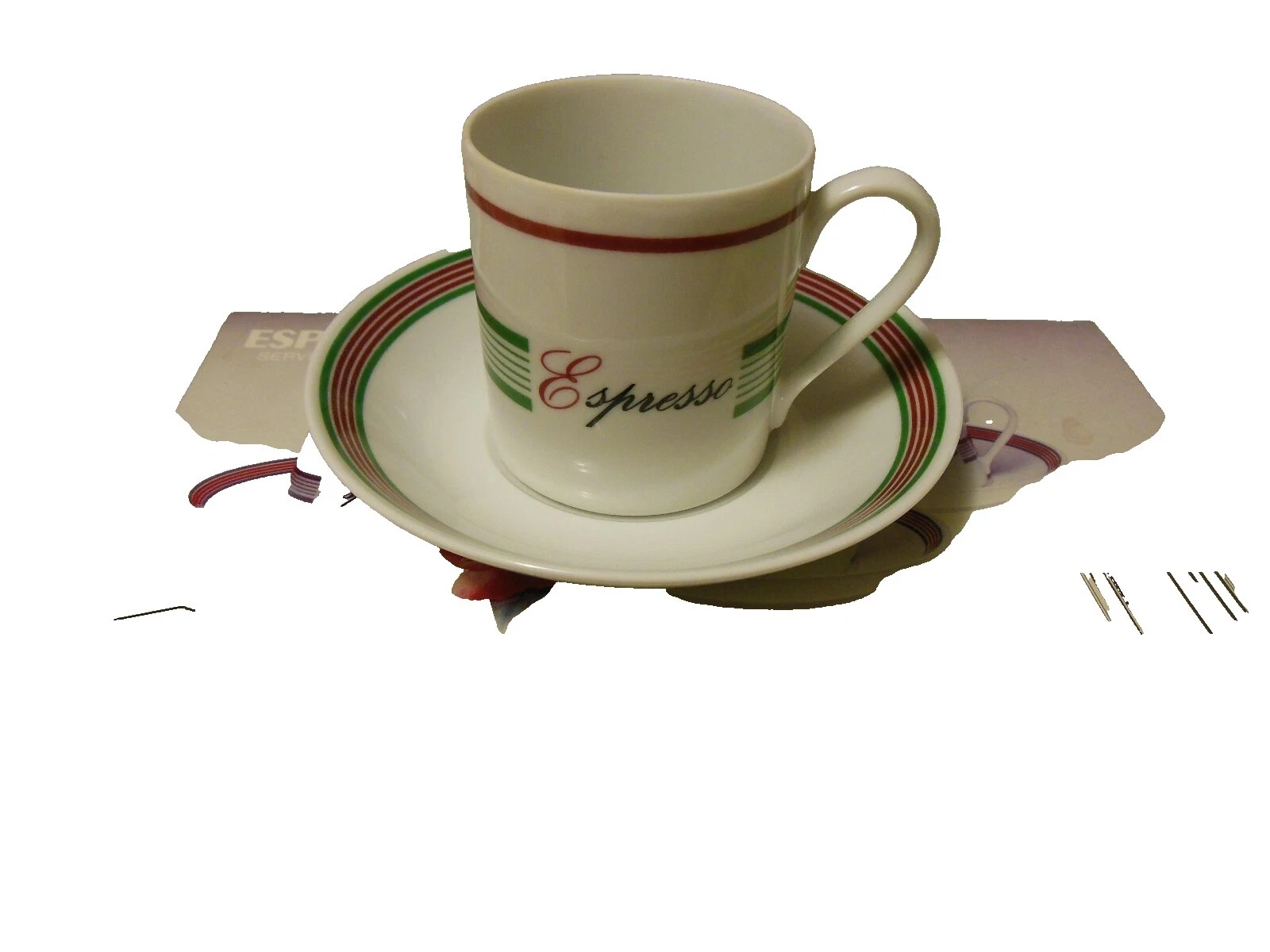 Juegos de taza y platillo de café espresso Prestige