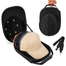 Hard Baseball Hat Case Hat Carrier Travel Case with Adjustable Shoulder Strap