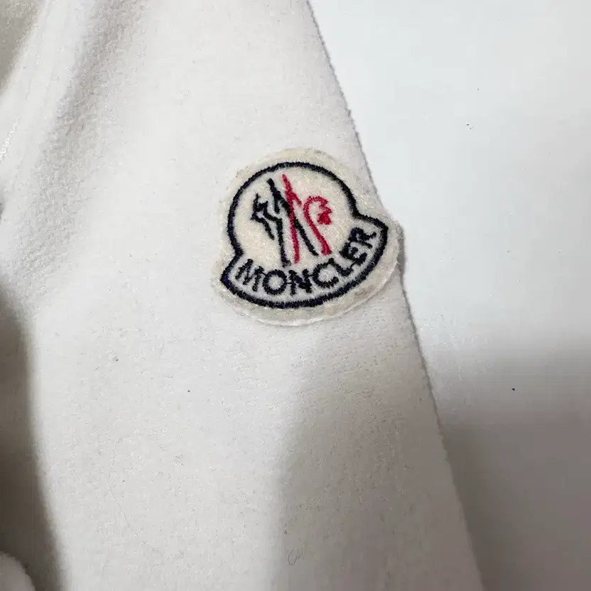 Moncler White Two-Way Fleece Jacket - XS-S thumbnail 2