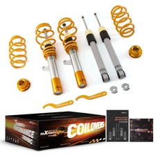 Set4 Coilover Struts For Vw Mk5 Mk6 Golfjetta 2006-2014 Suspension Spring Kit