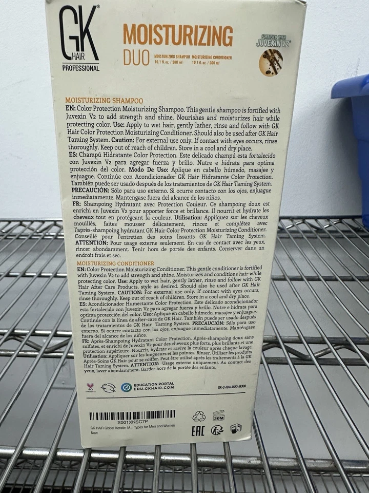 GK HAIR Balancing Shampoo Conditioner NEW  2 PACK Color Treated 10.1 fl oz - Image 4 of 4