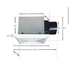 Commercial Electric 80 CFM 1.5 Sone Bathroom Exhaust Fan with Humidity Sensing — photo 2