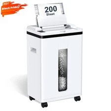 Paper Shredder Micro Cut P-5 Commerical Office Credit Card Heavy Duty Destroy