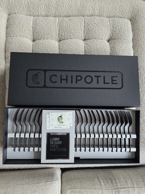 Chipotle Extra Fork Collection Includes 2 Free Entrees *SHIPS SAME DAY*