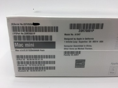 Apple Mac Mini (500GB SSD, Intel Core i5 4th Gen., 1.00 GHz,4GB