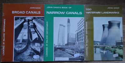 NARROW CANALS  ,BROAD CANALS  & WATERWAY LANDMARKS JOHN GAGG 1979 -77 PAPERBACKS
