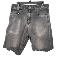 Carhartt Relaxed Fit Shorts Men 32x10 Vintage Y2K Workwear Cutoff Utility