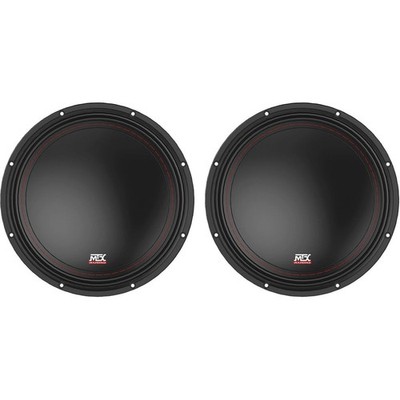 (2) MTX 3510-02 10'' 1000 Watt Peak SVC 2-ohm Car Audio Subwoofers Subs