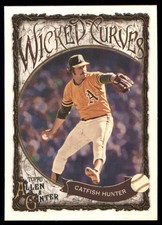 2025 Topps Allen & Ginter #WC-30 Catfish Hunter Wicked Curves