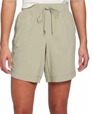 CALIA Smudge Sage Green Journey Woven Bermuda Shorts Active Womens Size XL