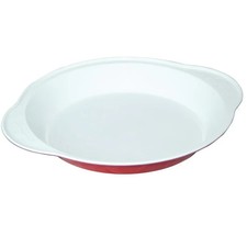 Eco Cook Round Cake Tin 28cm Ceramic Non Stick Baking Pan for Ideal Cake Release